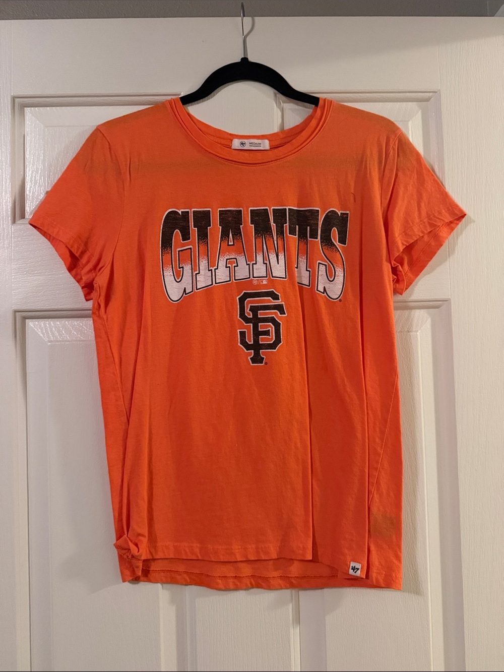 '47 Brand San Francisco Giants Orange Tee with Black/White Logo